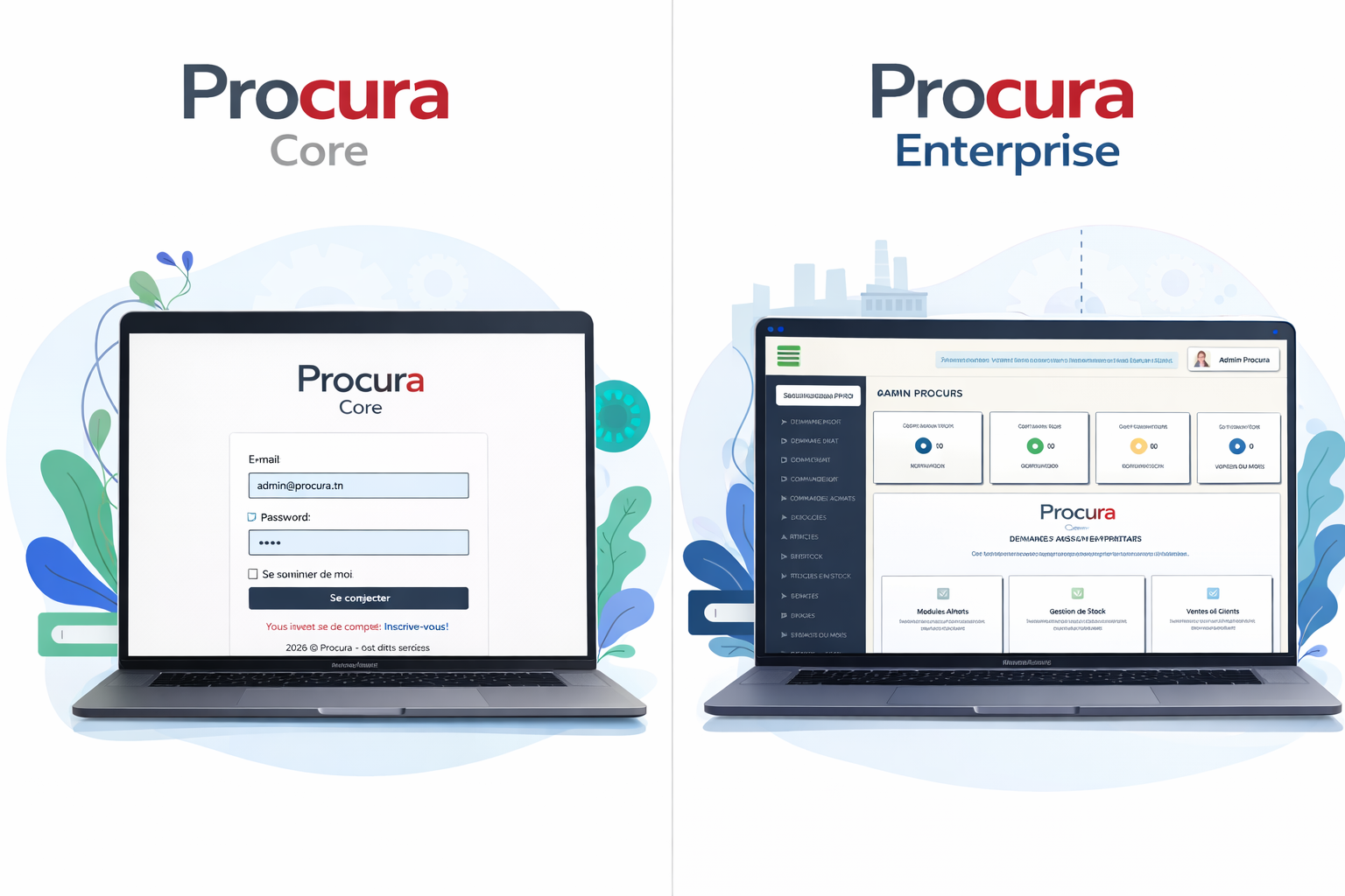 Procura ERP Dashboard